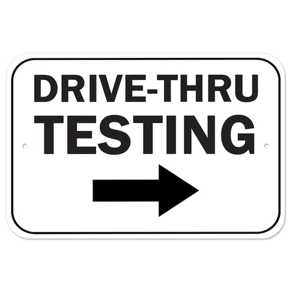 12 in Height, Aluminum, 12" x 18", A-1218-25416